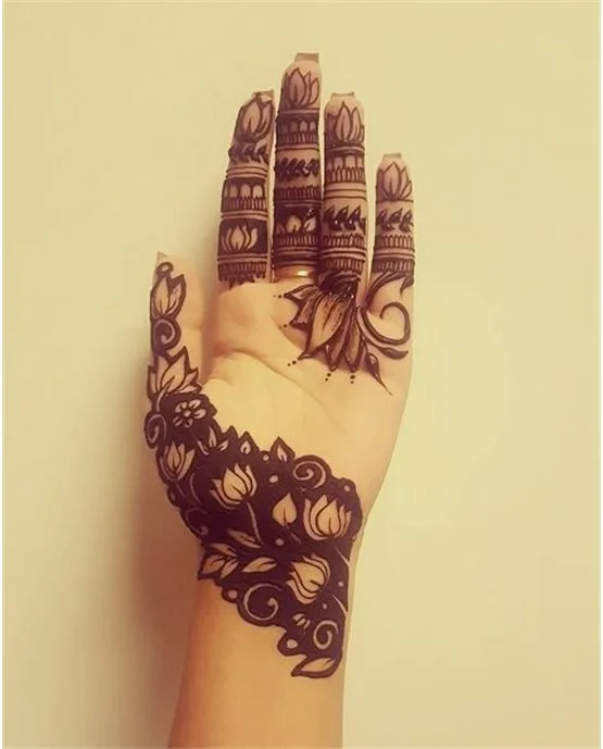 Delicate Wrist Chain Latest Mehndi Design Delicate Wrist Chain Latest Mehndi Design